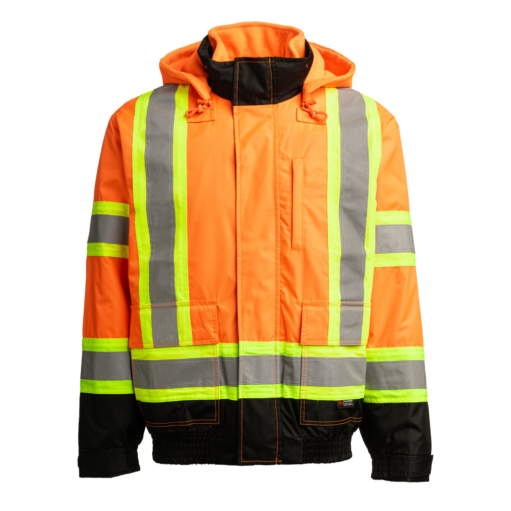 Tough Duck Poly Oxford 3-in-1 High-Visibility Safety Bomber